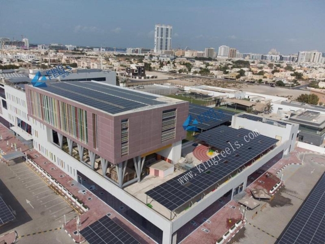 평평한 지붕 태양열 옥상 구조