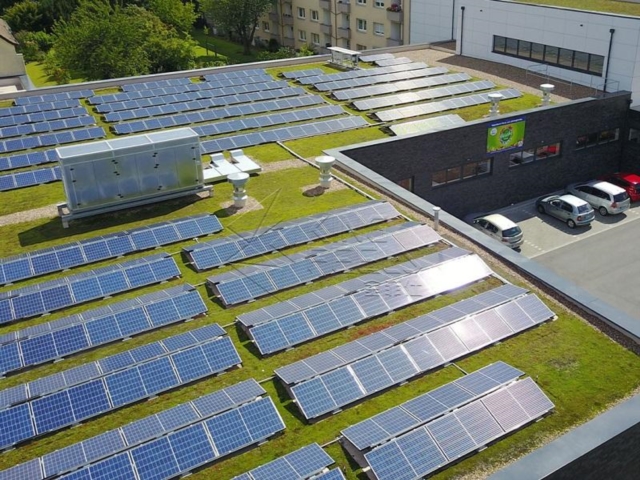 안정기 기울기 태양 전지 패널 지붕 장착 시스템