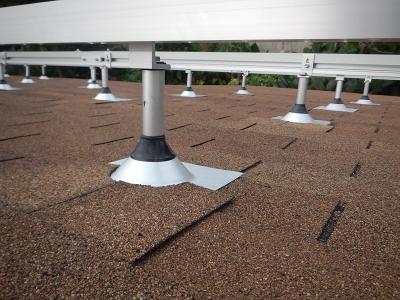 solar panel bracket flashing