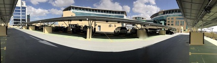 280KW 카포트 시스템 두바이 설치 완료